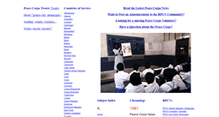 Desktop Screenshot of peacecorpslibrary.org